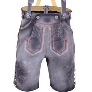Pantalones de Cuero Bávaros Personalizados para Hombre, Prendas Tradicionales de Alta Calidad, Pantalones Cortos de Cuero Genuino con Logotipo Personalizado 2026 - Product Image 1