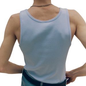 Mens Basic Tank Top Sleeveless Cotton Slim Fit Summer Casual <b>Undershirt</b> Gym Wear - Product Image 4
