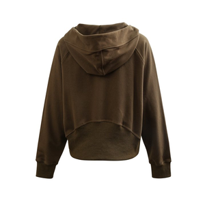 Dernières tendances de la saison hivernale : sweats à capuche pour femmes avec demi-fermeture éclair, couleur unie, mode décontractée, sweats à capuche avec demi-fermeture éclair pour femmes - Product Image 5