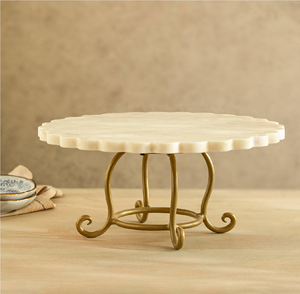Pastry Decoration <b>Marble</b> And Brass <b>Cake</b> <b>Stand</b> Royal Crafts Excellent Manufacture <b>Marble</b> <b>Cake</b> <b>Stand</b> - Product Image 1
