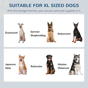 Stazione di Alimentazione e Conservazione Rialzata Grigia per Animali Domestici con 2 Ciotole in Acciaio Inossidabile per Cani di Taglia Grande e Altri Animali di Grossa Taglia - Product Image 3