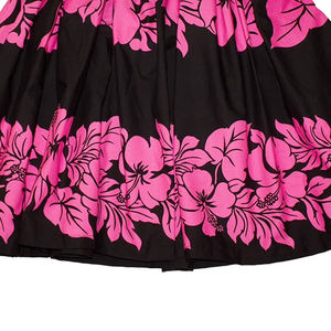 Falda Maxi de Playa Tropical con Bordado Floral Hawaiano para Mujer, Ligera, Informal, de Algodón 100%, para Otoño - Product Image 3