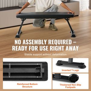 Flat <b>Weight</b> <b>Bench</b> <b>Foldable</b> Home Workout <b>Bench</b> Full Body Utility Workout <b>Bench</b> 1000 LBS Press Strength <b>Bench</b> <b>Benches</b> Racks - Product Image 5