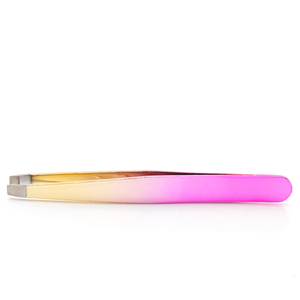 Pinzas Ergonómicas Premium para Pestañas con Punta Inclinada de Acero Inoxidable para Mujeres, Herramienta de Depilación Facial sin Dolor - Product Image 2