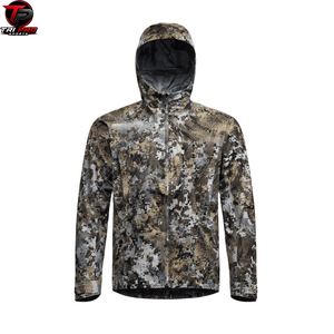Veste de chasse à capuche imprimée camouflage numérique de qualité supérieure, imperméable, coupe-vent, légère, en softshell, mélange de coton, pour l'hiver - Product Image 3