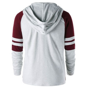 Nouveautés : Sweat à capuche oversize de luxe en coton épais pour homme, imprimé Plover, style streetwear, en mélange de coton - Product Image 2
