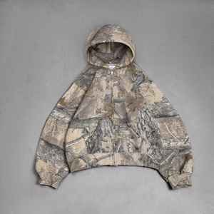 Sudadera con Capucha Extra Grande de Doble Capa, Ligera, Transpirable y Ecológica, de Poliéster/Algodón, para Otoño - Product Image 4