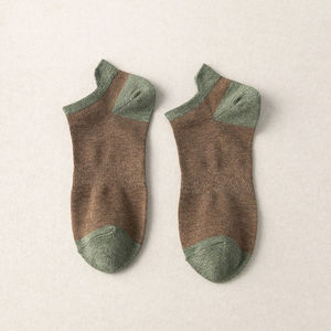 Chaussettes courtes pour hommes en coton de haute qualité, respirantes, printemps-été, chaussettes basses décontractées, douces, antidérapantes, tendance, chaussettes pour hommes - Product Image 3
