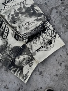 Men's DTG Printed <b>Fleece</b> <b>Joggers</b> Vintage Street Art Sweatpants Elastic Waist Straight Leg Winter Screen Print Trousers - Product Image 2