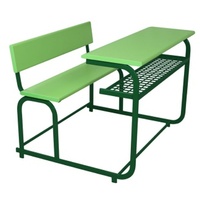Poste de travail de bureau Premium BFPL SD 108 avec bord postformé de 25 mm et support de cadre métallique à profil angulaire industriel