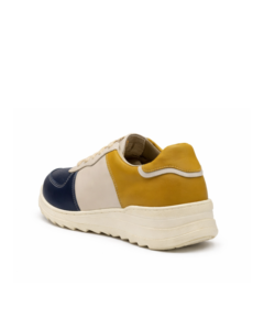 Zapatillas Deportivas de Piel Genuina Ligeras para Mujer, Diseño de Plataforma con Cordones, Transpirables, de Moda - Product Image 3