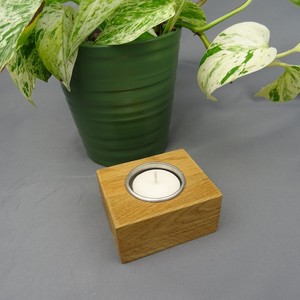 Heart Wooden Handmade Tea Light Holder Natural Wood Home Decoration Candle Stand Christmas Wedding - Product Image 3