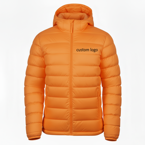 Chaqueta de diseñador con capucha para invierno, con logo personalizado, estilo streetwear, acolchada, a prueba de viento, oversize, con cambio de color, calefactable, unisex. - Product Image 4