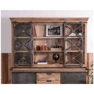 Vandana Autumn Style Large metal, glass and wood <b>sideboard</b> Character 180cm - Product Image 2