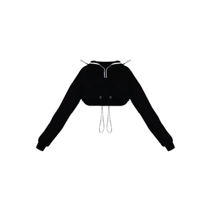 <b>Women</b> Cropped Full Zip Hooded Tracksuit Set Wide Leg Trousers Drawstring Waist Relaxed Two Piece Casual Streetwear <b>Lounge</b> Outfit - Product Image 4