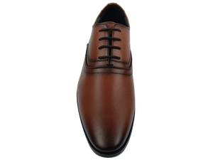 Zapatos Oxford de Vestir para Hombre, Color Marrón, Piel de Oveja, con Cordones, Punta en Pico, para Oficina y Carrera Profesional, Color Sólido, Suela TRP, para Todas las Temporadas - Product Image 2