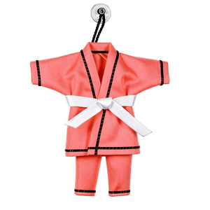 Mini porte-clés d'arts martiaux en coton 100% pour uniforme, BJJ, Jiu Jitsu, Karaté, Taekwondo, prix de tournoi, souvenir, taille et design personnalisés, cadeau - Product Image 1