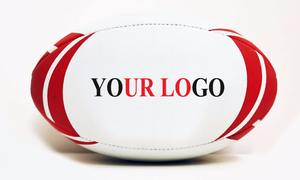 Ballon Américain Personnalisé Pas Cher Logo Personnalisé Caoutchouc Ballon de Rugby Football Américain Pour Promotion Marque de Football Personnalisée Toutes Tailles - Product Image 2