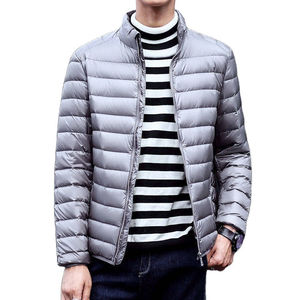 Custom Made Men's NylonPolyester Puffer Jackets Stand Collar High Street Style Wholesale <b>Kids</b> <b>Bubble</b> Puffer Jackets - Product Image 4