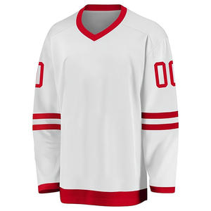 Camiseta de Hockey sobre Hielo Deportiva Transpirable, Camiseta de Equipo Sublimada Personalizada, Uniforme de Hockey Ligero de Secado Rápido para Entrenamiento - Product Image 1