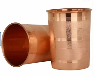 Pure Copper Drinking Glass Premium Water Tumbler Traditional Metal <b>Drinkware</b> for Healthy Hydration and Daily Use - Product Image 6