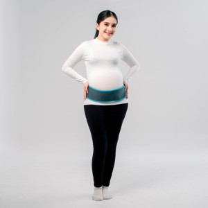 Superior Belly <b>Belt</b> with Strong Double Velcro and Breathable, <b>Elastic</b> Material: Comfortable and Safe for Pregnant Women - Product Image 2