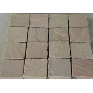 Pavés en pierre naturelle de grès brun automnal pour allées de jardin, patios et projets extérieurs - Product Image 2