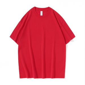 T-shirt Homme Blanc Uni Col Rond Coupe Classique 100% Coton 230 GSM Tricoté Lourd Streetwear Personnalisable avec Logo Avant - Product Image 3