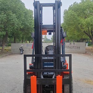 Kullanılmış Japon Malı Küçük 7F Fd50 Dizel Motorlu Ağır Hizmet Tipi <span class=keywords><strong>Forklift</strong></span> <span class=keywords><strong>5</strong></span> <span class=keywords><strong>Ton</strong></span> 4m Kaldırma Yüksekliği İyi Durumda - Product Image 4