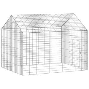 Jaula para Conejos de Acero Galvanizado Plateado de 400 x 78 x 78 cm para Mascotas - Product Image 6