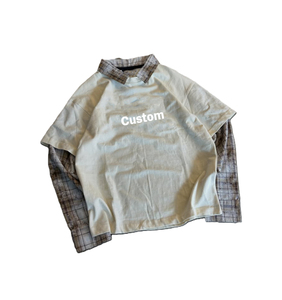 เสื้อยืดผู้ชายไซส์ใหญ่ แบรนด์โลโก้ ผ้าฝ้าย - Product Image 1