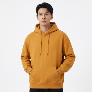 โรงงานผลิตเสื้อสเวตเชิ้ตแบบยูนิเซ็กซ์ ผ้าฝ้ายถัก ทรงหลวม ไหล่ตก สไตล์วินเทจแนวสตรีท ใส่สบายๆ - Product Image 4
