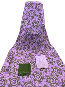 Ensemble Dirac allemand avec Gogra Garbasar assorti, tissu en mousseline de haute qualité, jacquard, vêtements et accessoires écologiques pour l'extérieur - Product Image 6