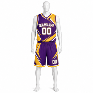 Ensemble de maillots de basket-ball personnalisés pour hommes, rouge, noir, blanc, sublimé, col en V, sans manches, uniforme sportif à séchage rapide pour adultes - Product Image 4