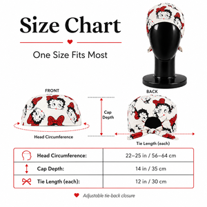 New Cartoon <b>Scrub</b> <b>Cap</b> Jersey Fabric Accessories for Long Hair Tie Back Unisex Hospital Use Cotton Surgical Hats - Product Image 4