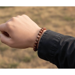 Handcrafted <b>Red</b> Jasper Beaded <b>Bracelet</b>-Natural Healing Crystal Gift & Party Accessory - Product Image 2