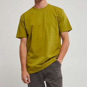 Shoulder New Design Men's High Street Style Breathable Quick Dry Regular Fit 100% Cotton Short Sleeve O-Neck Solid <b>Canvas</b> Shirt - Product Image 6