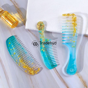 Peine de Resina Duradero Tradebyd, Herramienta Desenredante Hecha a Mano para un Cuero Cabelludo y Cabello Saludables - Product Image 2