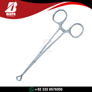 Pinces chirurgicales Foerster pour éponges, en acier inoxydable, à anneau, instrument médical - Product Image 3