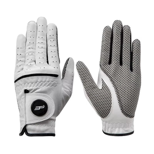 Guantes de Golf para Hombre GEO BROTHERS GB-01B de Piel de Cabretta Premium, Suaves, Transpirables y Cómodos, Diseño de Calce Fácil para Mano Izquierda - Product Image 1