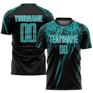 Custom Logo Sportswear Men Youth Soccer Jersey Quick Dry OEM Service Football Tracksuit Set for Men Teams Football Soccer Jersey - Product Image 2