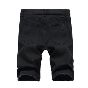 <b>Men</b> Premium quality Denim Shorts Mid Straight ODM Washed Cotton <b>Stretch</b> Casual Streetwear Summer Fashion wear in cheap price - Product Image 2