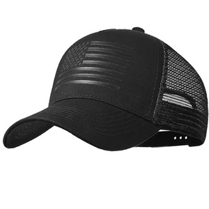 Casquette Snapback personnalisée à 6 panneaux en maille structurée 100% coton, pour le sport, les voyages, la course à pied, avec logo brodé en 3D - Product Image 5