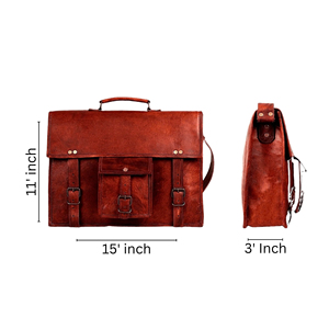 Service OEM, dernier design, sacs pour ordinateur portable en cuir uni pour hommes, prix bas, sacs pour ordinateur portable 100% cuir véritable - Product Image 2