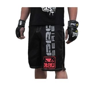 Men MMA Shorts <b>Layered</b> Print Elastic Waist Gym Training Kickboxing Lightweight Quick Dry Colorful Top top mens mma martial arts - Product Image 2