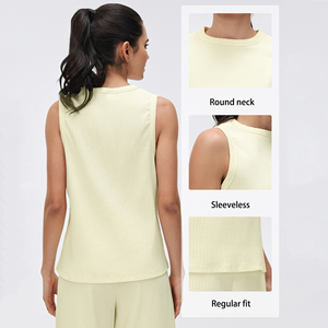 Conjunto de Ropa Deportiva Ligera de Algodón para Mujer, Estilo Urbano, Informal, Lujoso y Moderno, de 2 Piezas, para Verano - Product Image 5