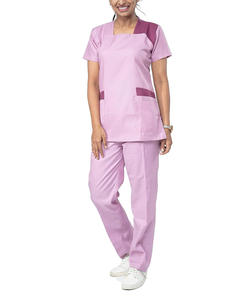RIG ATTIRE Conjuntos de Uniformes Médicos Unisex para Enfermeras, de Jersey de Spandex, Manga Corta de Verano, Uniformes de Hospital, con Detección de Agujas y Fusión sin Costuras - Product Image 2