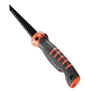Sierra de mano para trabajar la madera de 5 pulgadas, plegable, con mango de agarre suave, dientes triplemente afilados y punta afilada - Product Image 2