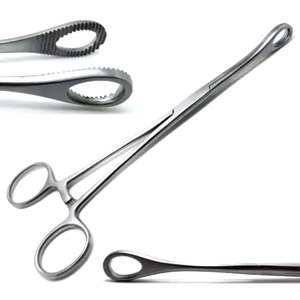 Pince à épiler manuelle légère en acier inoxydable de haute qualité, certifiée CE, avec poignée ergonomique pour usage dentaire, couleur argent, 1 - Product Image 1