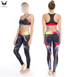 Soutien-gorge de sport respirant pour femme, imprimé par sublimation, qualité supérieure, service OEM, nouveau design, best-seller, pour yoga et fitness. - Product Image 5